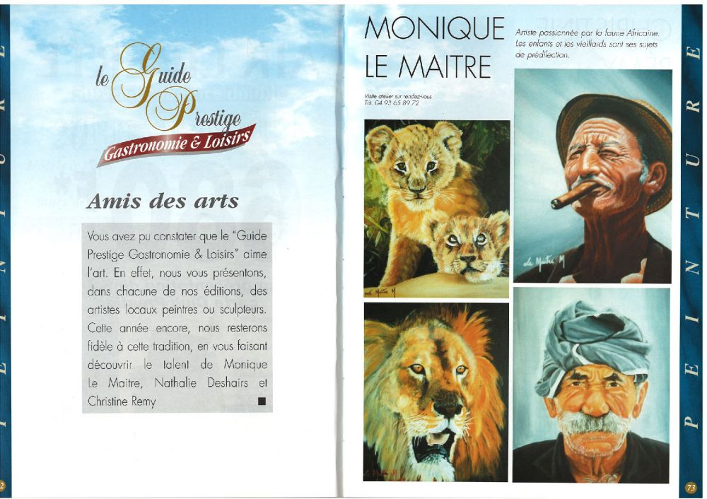 Monique Le Maitre<br>Guide Prestige 2001